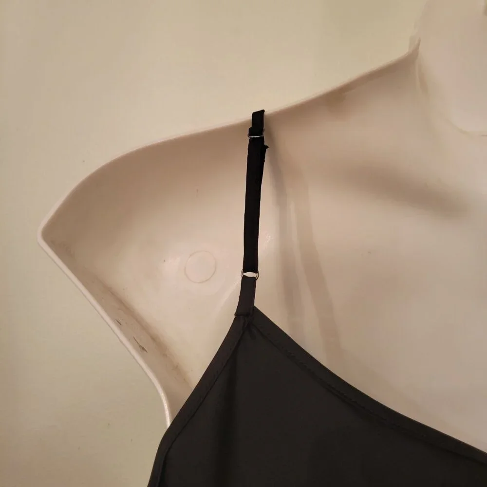 House Of Harlow 1960 Black Slip Dress XL Adjustable Straps Cruise‎ Party Summer